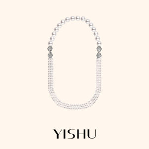 YISHU | Luxurious Multi Layer Freshwater Pearl Necklace for Women