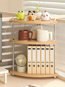Corner Desktop Organizer Rack for Office and Home