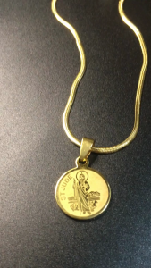 Saint Jude Stainless Necklace Patron Saint of Hope Life & Love Miracles