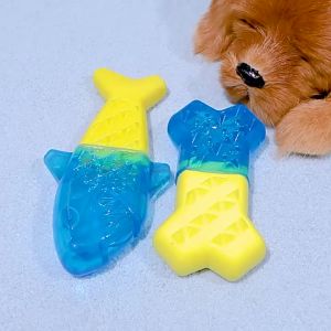 Summer Cooling Dog Toy Freezable Water‑Filled Molar Bone Toy Bite‑Resistant Floating Pet Chew Toy For Dog Teeth Cleaning