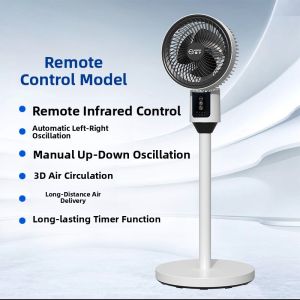 Yangzi Air Circulation Fan Desktop Floor Standing Remote Control Low Noise Office Home Use Two-Way Use Lightweight ABS Body