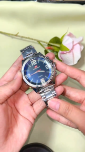 Jam Tangan Pria Analoq Swiss Army Rantai Stainles Steel Import Tampilan Berkelas