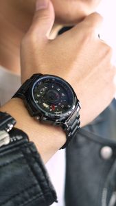 Sunlifex Jam Tangan Pria 9111 Hollow Dial Kuarsa Mode Tanggal Cool Jam Tangan Cowok Original