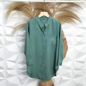 Kemeja Blouse wanita bahan Rayon twil / atasan polos / kerja/ Kantor/ Murah/ terbaru/ kekinian/tangan 7/8