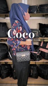 Peonia PNA COCO Tas Selempang Wanita Elegant Outdoor Sling Bag Anak Remaja Perempuan Crossbody Travel Hp Kecil Shoulder Trendy Fashion Cewek Casual Pesta Style