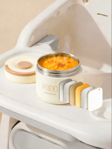XIAOCHUSHU | Baby Food Warmer Portable Stainless Steel Insulated Bowl
