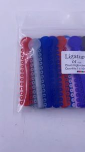 40 Sticks/Pack Dental Orthodontic Ligature Ties Elastomeric Colorful Elastic O-rings Braces Rubber Bands Tools
