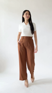 QUEENTIN Celana Wanita Panjang Kulot 1129 Polyester Polos