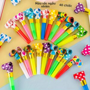 Sáng Tạo Hài Hước Thổi Cuộn Đồ Chơi Tiệc Tùng Đồ Chơi Sinh Nhật Rồng Còi Trò Chơi Giáo Dục Vui Nhộn 30/40/50 Chiếc Bộ Cho Mọi Dịp