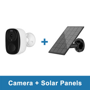 3MP Wireless Security Wifi Camera Outdoor Solar Battery Camera PIR Spotlight Security Solar Camera Security Protection