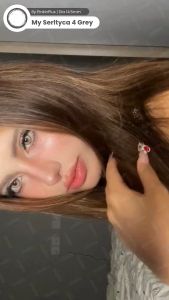 OLALILA SOFTLENS MY SERLTCA GREY NATURAL LENS 14.5MM BY PINKIN NORMAL & MINUS