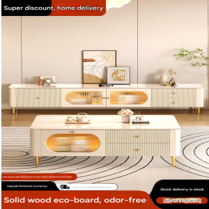 Solid Wood Rock Slab Coffee Table Modern Modern Luxury Design HDB Condo Landed Custom All Sizes Professional Delivery