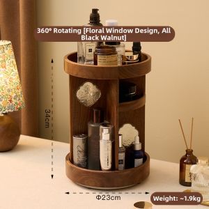 FANHAN | Mirror Dustproof Large Capacity Cosmetic Storage Box