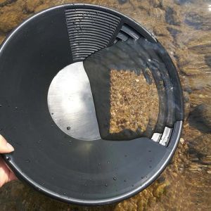 Portable 15Large Capacity Gold Pan Basin Nugget Mining Dredging Prospecting for Outdoor River Silt