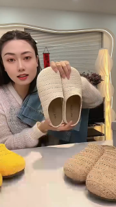 Dép sục nữ đế bệt thiết kế phong cách vintage chất liệu cao su non êm mềm thoáng khí (9298)