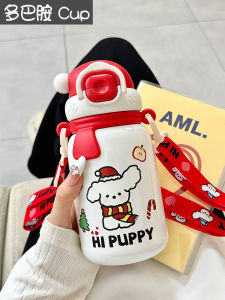 Cốc Nước Bằng Thép Không Gỉ Dung Tích Lớn 316L Cốc Nước Giữ Nhiệt Cho Học Sinh Đi Học Cốc Nước Có Ống Hút Di Động Cốc Nước Giữ Nhiệt