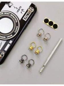 Handmade DIY Phone Case Accessories Lanyard Screw Wrist Strap Crossbody Bag Alloy Material Phone Hanging Ornaments Chain