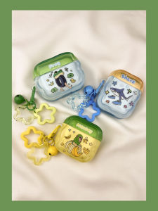 Quirky Frog Shark AirPods4 Protective Case Wireless Bluetooth Apple pro Earphone Cover Second Generation Cute Soft TPU