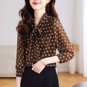 DAIXIANGFEIZI | Áo Sơ Mi Chiffon Mới Thời Trang Xuân Thu