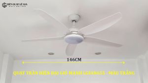Quạt Trần Đèn Lê Gia LGFAN655T | Quạt Trần Trang Trí Phòng Khách