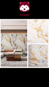 Wallpaper Dinding Motif Vinyl Marble Foam Roll Sticker Kamar Dekorasi PET 120 X 280cm Tebal 2.5 Mm / Vinyl Marble Roll 1.2 X 2.8 Meter Tebal 2.5 Mm • High Quality