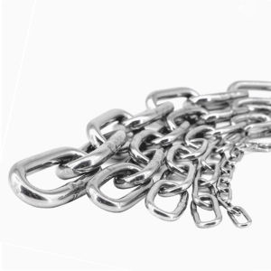 1Meter Stainless Steel Link Chain Metal Chains for Swing Clothes Drying Rope Hanging Lifting Pet Traction Anti-theft Drag Chains