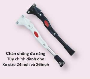 Chân chống đa năng bắt tai sườn xe đạp cho xe 20-24-26inch