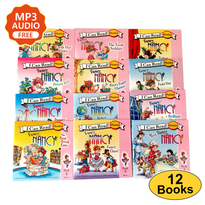 12 Books Fancy Nancy's My First I Can Read Phonics Book English ...