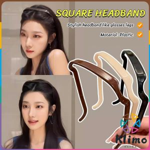 KLIMO New Square Headband Hair Hoop Curly Thick Hair Head Band Hair Accessories