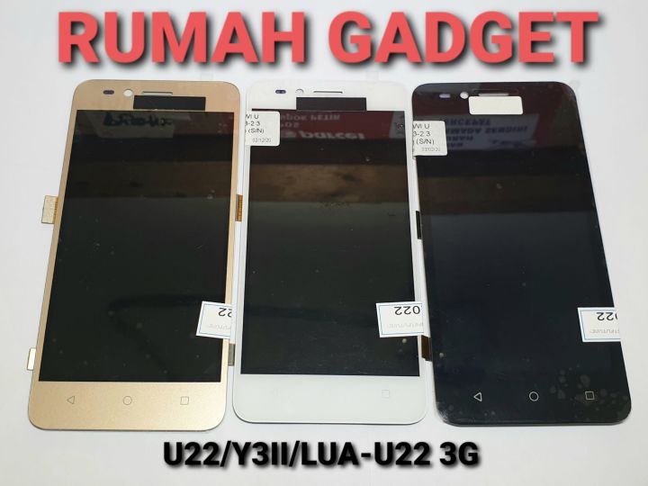 LCD HUAWEI U22 Y3II LUA U22 3G FULLSET TOUCHSCREEN Lazada Indonesia