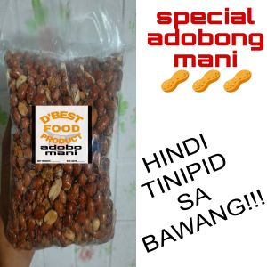 Adobong mani ( peanut ) half kg  for sale pingping and rosbert brand