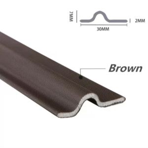 2/5/10/20 Sliding Window Sealing Strip PUE Material Foam Cotton Self-adhesive U-shaped Door Bottom Sealing Strip Dust And Sound