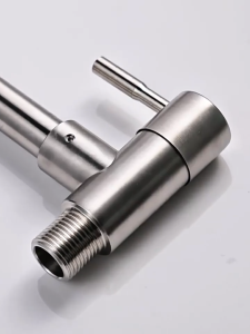 HW128-Kitchen Faucets Wall Mounted Stainless Steel Faucets For Kitchen Sink Single Lever Single Cold Water Tap Kitchen Accessories