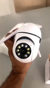 V380 Q8 2MP Wireless CCTV Camera 1080P PTZ IP65 IP WiFi Network IR Night Vision Security Camera PTZ Home WIFI Network Security 2 Way Audio Outdoor With Night Vision 360 Mini Camera Connect To Phone Hidden Camera Mini Vlogging Camera 4k Monitor IP Camera