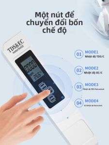 MONLEYTA | Bút kiểm tra chất lượng nước đa chức năng TDS Máy đo độ chính xác cao cho nước sinh hoạt tại nhà Máy lọc nước