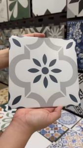 Gạch bông men 20x20 đa dạng màu sắc mang đến không gian cổ điển dễ thi công độ bền cao chịu lực tốt giá rẻ hàng sẵn kho ốp lát khu vực bếp phòng tắm phòng khách ban công khu resort shop thời trang