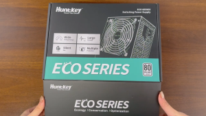 Huntkey - 3 Years Free Replacement Warranty - True Rated 80+ White NON MODULAR ECO Series 550W/650W/750W/850W Computer PSU Power Supply Units for pc High Efficiency True Rated Cool Gaming with AC Cables