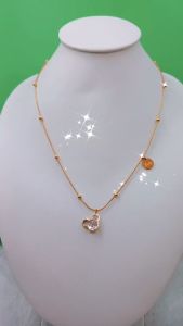 Kalung Wanita L&M Titanium Anti Karat & Tahan Lama Premium Quality Perempuan Harian KS033