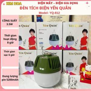 Đèn LED tích điện Yến Quân bóng lớn 350w  dùng 4-6 giờ dùng được điện trực tiếp 220V  YQ-808