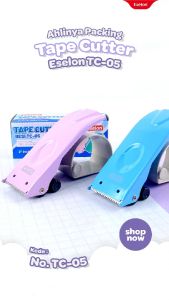 Pemotong Plakban Besi Eselon TC-05 / Tape Cutter Besi Warna Pastel
