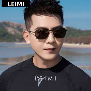 Leimi | Driving Mens Polarized UV Protection Large Frame Sunglasses