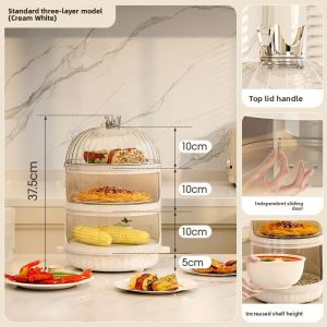 MONLEYTA | Winter Insulation Dining Table Cover Food Lid Home Multi-layer Dish Cover New 2025 Insulation Box Storage Rack