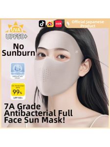 MENGYUXI | UV Protection Face Mask with Hyaluronic Acid for Summer Cooling and Breathability