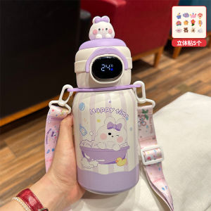 Cốc Giữ Nhiệt Thông Minh Có Van Chui Tròn Cho Trẻ Em Cốc Đựng Nước Có Van Hở Hai Chiều Dành Cho Học Sinh Tiểu Học