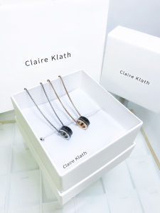 Claire Klath Couples Sterling Silver Necklace Starry Sky Elegant Minimalist High-End Feeling Gift for Men And Women