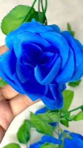 Bunga Artificial Mawar Daun Rambat Gantung Hiasan Backdrop Lamaran Wedding - AF14