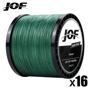 JOF 16 Strands Braided Fishing Line 300M X16 PE Long-distance Multifilament PE Line Durable Carp Fishing Tool Pesca Super Strong