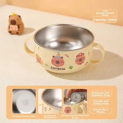 EIMAI | Non-slip Food-grade Stainless Steel Baby Feeding Bowls
