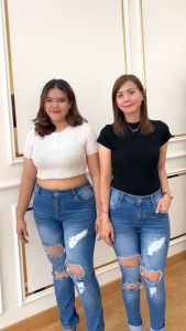 Celana Ripped Jeans Wanita Skinny Stretch Sobek Panjang Blue Whisker Premium Bellzshop Willow