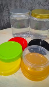 Combo 12 Hũ Nhựa PET 750ml Cổ Rộng 86mm – Kèm Nắp Nhôm Nắp Nhựa | Hũ Trong Suốt Cứng Cáp Đựng Thực Phẩm An Toàn